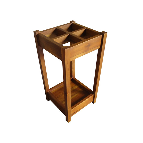 ジディシティチーク家具】チークシンプル傘立て傘立て傘立て