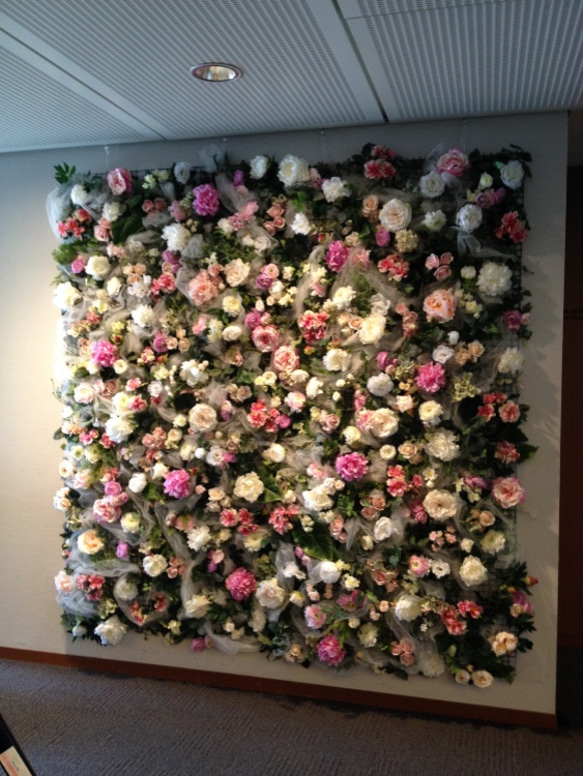 フラワーウォール（花の壁） その他オーダーメイド fullbloom 通販｜Creema(クリーマ) 1083584