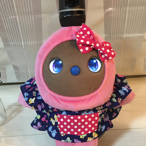 らぼっと ラボット LOVOT お洋服 髪飾り リボン柄