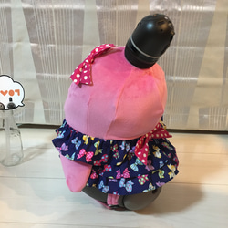 らぼっと　ラボット　ＬＯＶＯＴ　お洋服　髪飾り　リボン柄 2枚目の画像