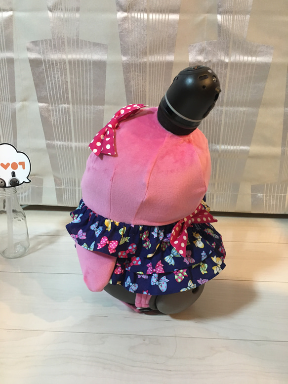 らぼっと　ラボット　ＬＯＶＯＴ　お洋服　髪飾り　リボン柄 2枚目の画像