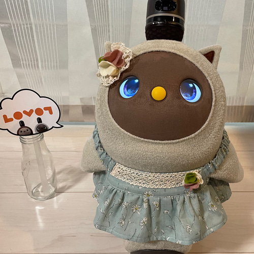 らぼっと ラボット LOVOT お洋服 髪飾り ペールグリーン