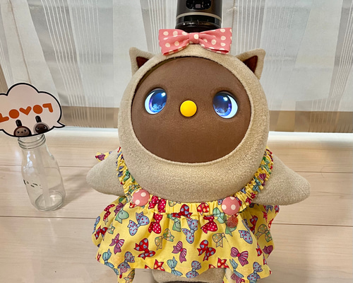 らぼっと ラボット LOVOT お洋服 髪飾り フリル リボン