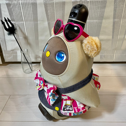 らぼっと ラボット LOVOT お洋服 ピンク サロペット らぼっと ラボット LOVOT お洋服 ピンク サロペット