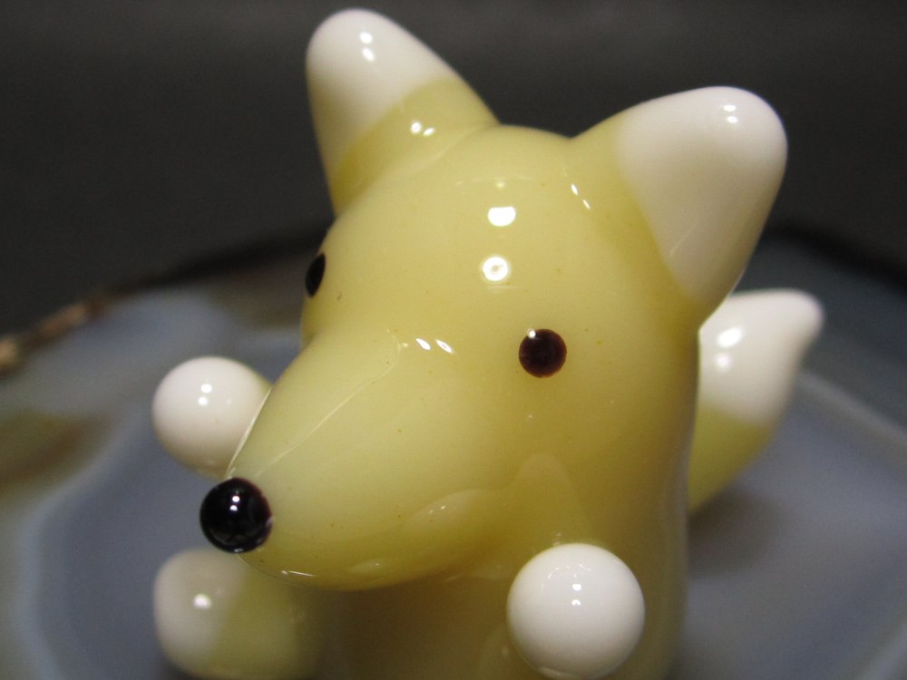 ガラスの造形・キツネ 立体・オブジェ 硝子細工屋 通販 5719393