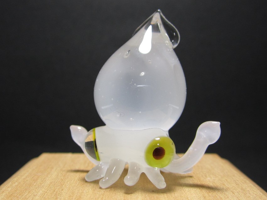 いか　ガラス細工 いか　ガラス細工