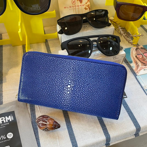 スティングレイ（ガルーシャ） ラウンドファスナー長財布 ポリッシュ  