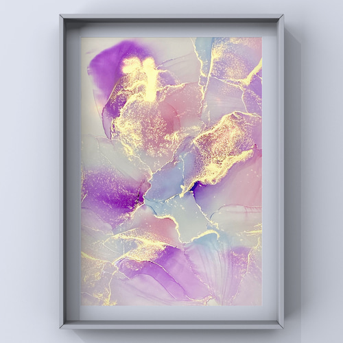 なないちご様　アルコールインク なないちご様 アルコールインク アルコールインクアート No.A