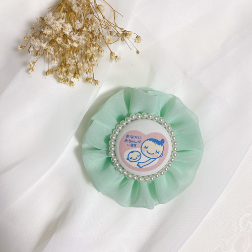 マタニティマーク マタニティロゼット プレゼント 妊娠祝い ロゼット