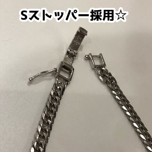 喜平6面ダブル☆シルバー925☆喜平ネックレス☆中折れ式 喜平6面ダブル☆シルバー925☆喜平ネックレス☆中折れ式