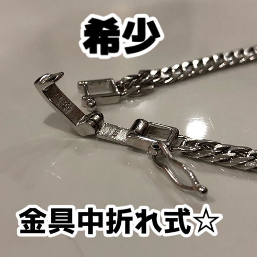 喜平6面ダブル☆シルバー925☆喜平ネックレス☆中折れ式 喜平6面ダブル☆シルバー925☆喜平ネックレス☆中折れ式