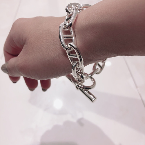13コマGMサイズアンカーチェーンブレスレット☆シェーヌダンクル