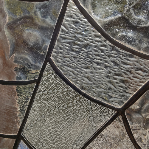 ハロウィンの壁掛けステンドグラスパネル 蜘蛛の巣 タペストリー