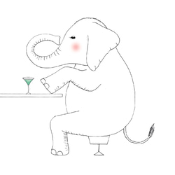 ゾウ Elephant【アートプリント】 3枚目の画像