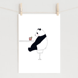 パンダ Panda【アートプリント】 2枚目の画像