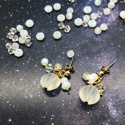 春/夏款Swarovski 水晶/捷克玻璃珠串耳環 第2張的照片