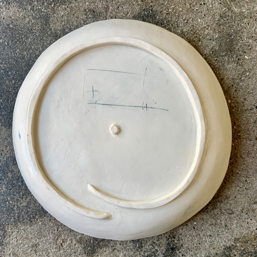 飾り皿　縁起物　大皿　虎　トラ　陶器 0_e0b93052b960d28ff3b4cd605ca6