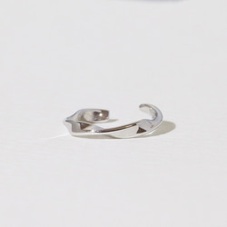 K18 クロス ダイヤモンドリング 0.40ct YG WG PG イエローゴールド