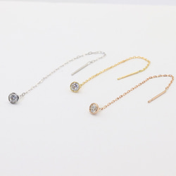 4℃ ロングチェーンピアス 4℃ ロングチェーンピアス