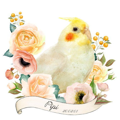鳥 文鳥 オカメインコ セキセイインコ クリスタル 位牌 ペット