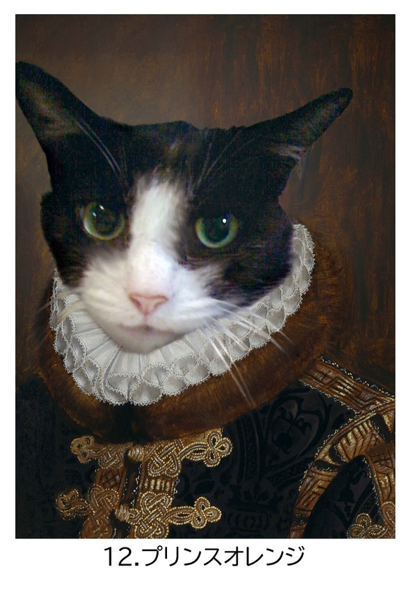 猫 肖像画 ペット 似顔絵 ポートレイト キャンバスアート オーダーメイド 一点もの 9枚目の画像