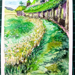 風景 Landscape painting La Collina 近江八幡  明信片105x148mm max 葉于聖6 第1張的照片