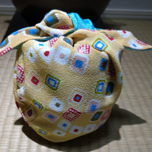 相生袋（茶道、茶道具：御物袋・茶碗用の大津袋） その他アート 月夜