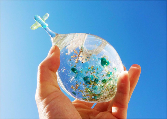 Creema限定〉雫ガラスの教会スノードーム その他インテリア雑貨