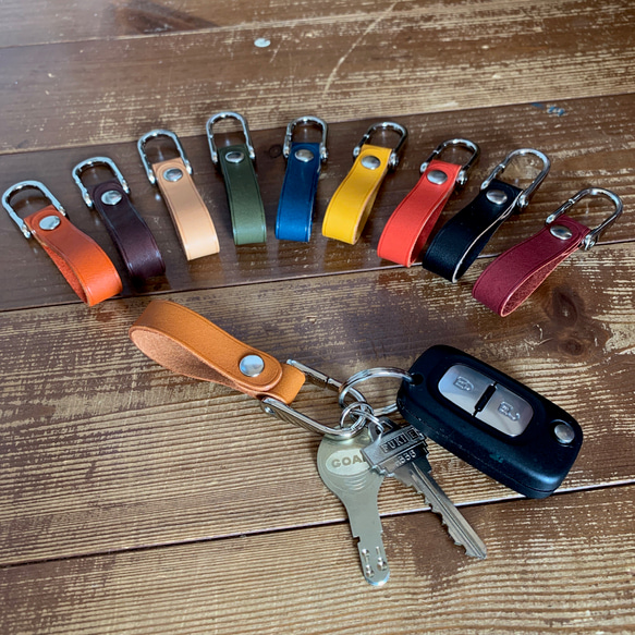 希少廃盤　HERMES レザー キーホルダー 二重リング　キーリング Amazon.co.jp: クラフトパーツ屋 キーホルダー リング