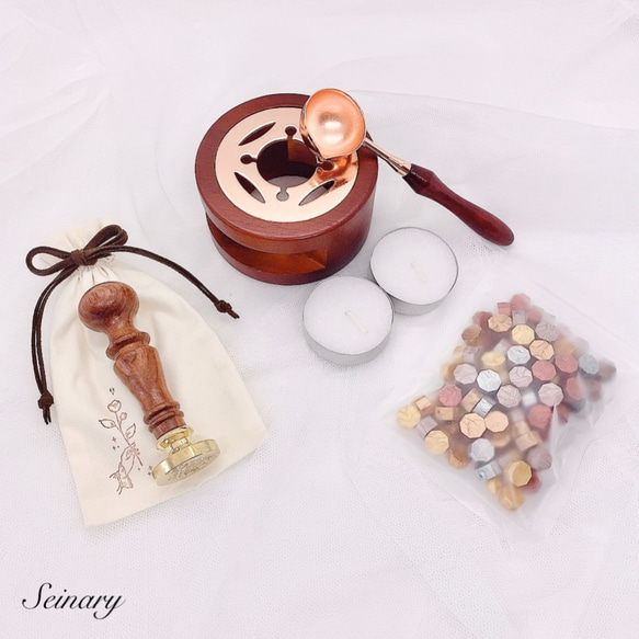 送料無料】シーリングワックス シーリングスタンプ スターターキット