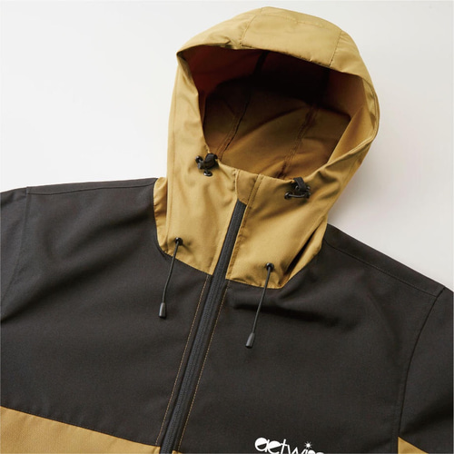 actwise シェルパーカー（ネイビー×ブラック） パーカー actwise