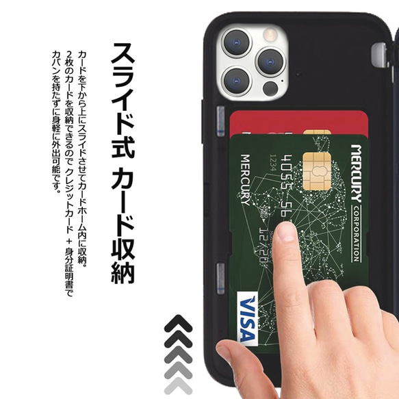 フードアイコン☆マグネット カード収納 スマホケース ★iPhone15追加★iPhone/Galaxy カバー 韓国 7枚目の画像