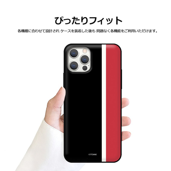 モダンライン☆マグネット カード収納 スマホケース ★iPhone15追加★iPhone/Galaxy 携帯カバー 韓国 8枚目の画像