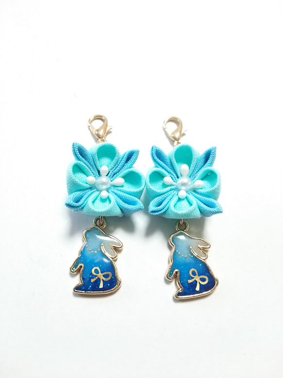 つまみ細工とレジンのチャーム その他アクセサリー 花鳥風月＊雅 通販