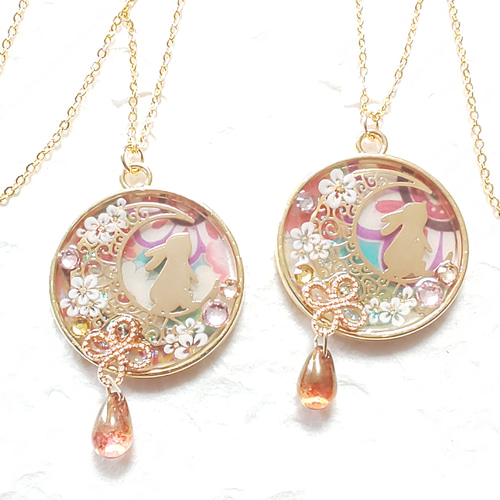 月兎の和風ネックレス ネックレス・ペンダント 8/11～8/20発送お休み