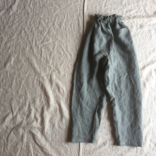 リネンのもんぺ　ねずみ色 リネンのもんぺ ねずみ色 ロングパンツ nuuMonpe 通販 12123588
