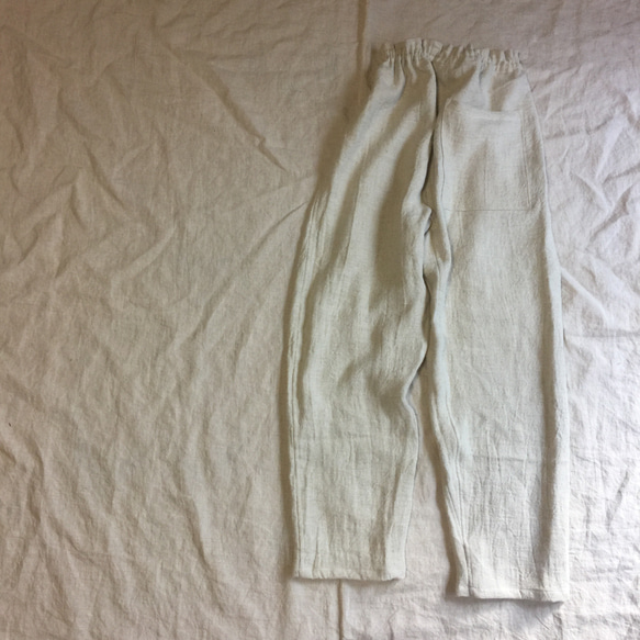 リネンウールのもんぺ　きなり　長め リネンウールのもんぺ きなり ロングパンツ nuuMonpe 通販 12947035