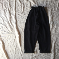 リネンのもんぺ 錆浅葱色 ロングパンツ nuuMonpe 通販 14649605