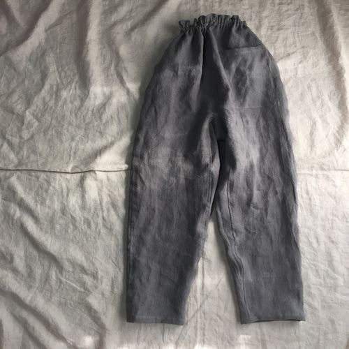 リネンのもんぺ　グレー リネンのもんぺグレー