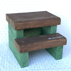 ペケ台』組み立てチェア OSB合板 27㎝角×高さ45㎝ 椅子（チェアー