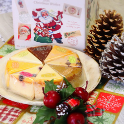 【クリスマスギフト・ポインセチア】「ベイクドチーズケーキ」選べる8色アソートセット 2枚目の画像