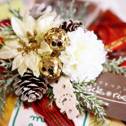 【petits riensフラワーギフト・ホワイトクリスマス】「ベイクドチーズケーキ」選べる8色アソートセット 2枚目の画像