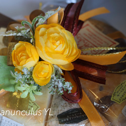 【petits riensフラワーギフト(ラナンキュラスYL)】「ベイクドチーズケーキ」選べる8色アソートセット 3枚目の画像