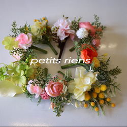 【petits riensフラワーギフト(ラナンキュラスYL)】「ベイクドチーズケーキ」選べる8色アソートセット 7枚目の画像