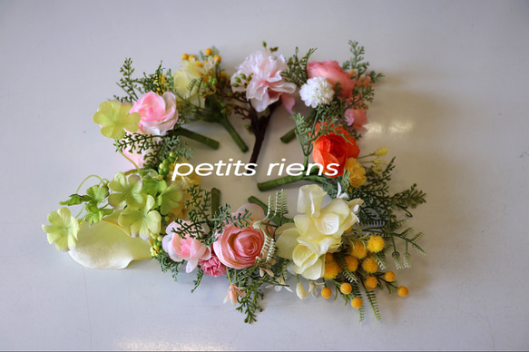 【petits riensフラワーギフト(ラナンキュラスYL)】「ベイクドチーズケーキ」選べる8色アソートセット 7枚目の画像