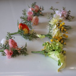 【petits riensフラワーギフト(ラナンキュラスYL)】「ベイクドチーズケーキ」選べる8色アソートセット 8枚目の画像