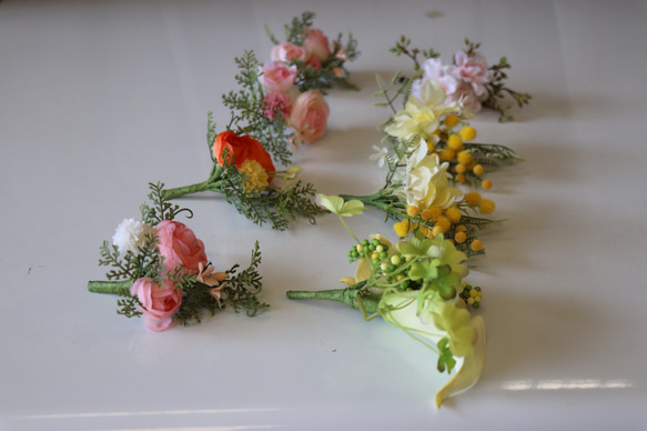 【petits riensフラワーギフト(ラナンキュラスYL)】「ベイクドチーズケーキ」選べる8色アソートセット 8枚目の画像