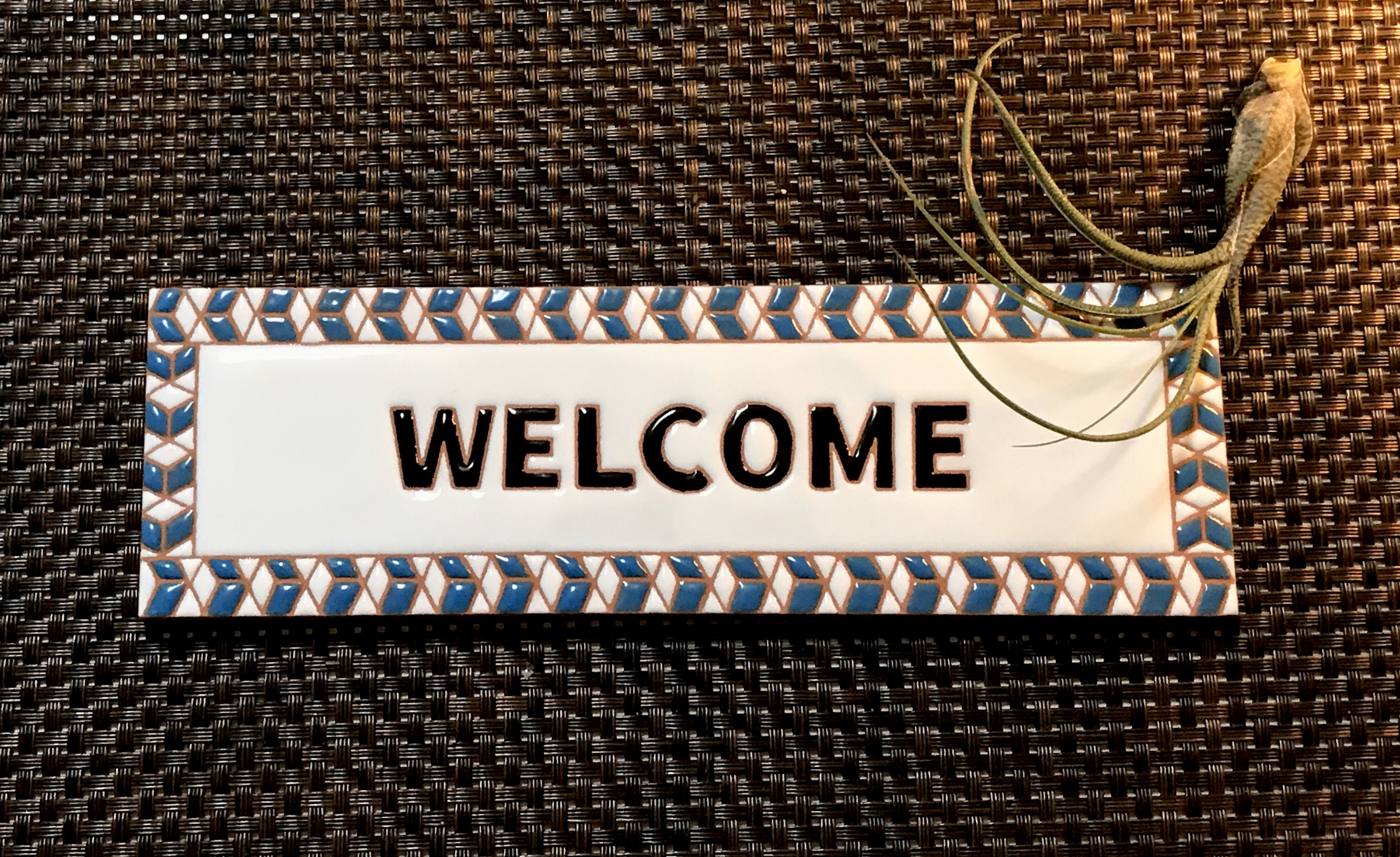 メッセージタイル　welcomeT-1 blue