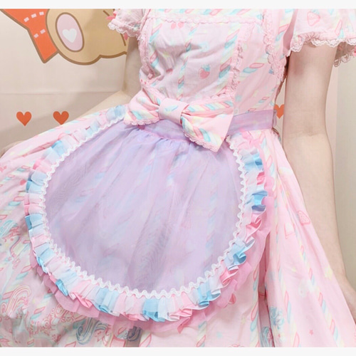 ③ロリータ♡ロリィタ♡手作りエプロン♡ その他ファッション