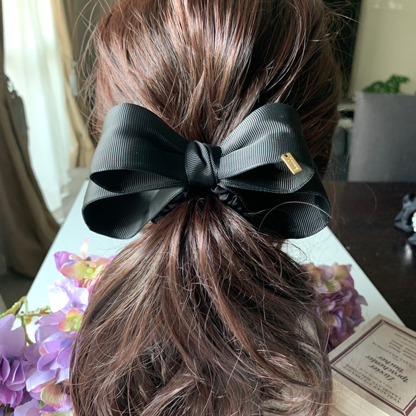 プレゼントにもおススメ♡ワイヤーリボン シュシュ ヘアゴム ヘア